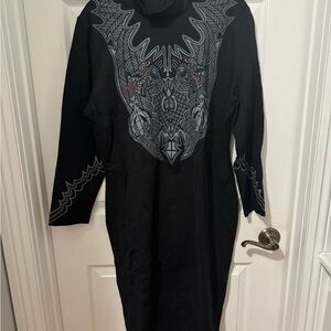 La femme en noir sleepy hollow collection  hessian dress